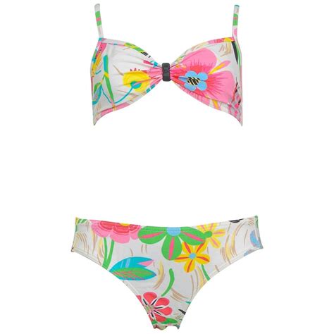 pink gucci swimsuit|gucci flower bikini.